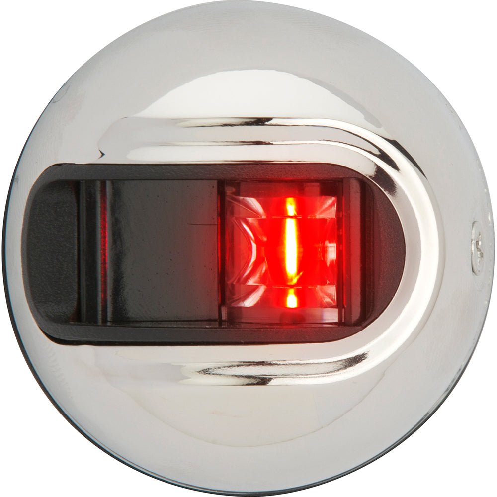 Attwood LightArmor Vertical Surface Mount Navigation Light - Port (red) - Stainless Steel - 2NM [NV3012SSR - 7]