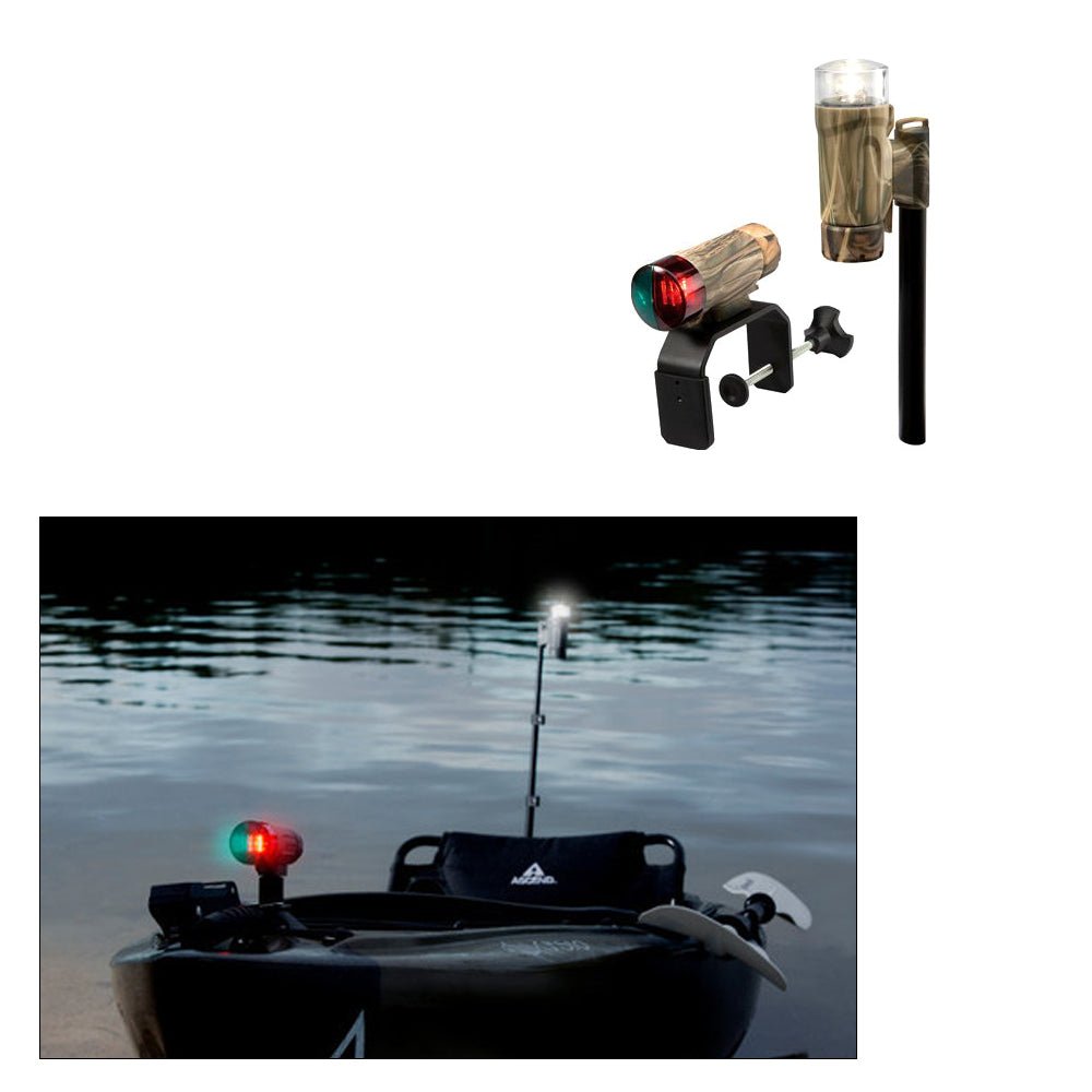 Attwood PaddleSport Portable Navigation Light Kit - C - Clamp, Screw Down or Adhesive Pad - RealTree Max - 4 Camo [14195 - 7]