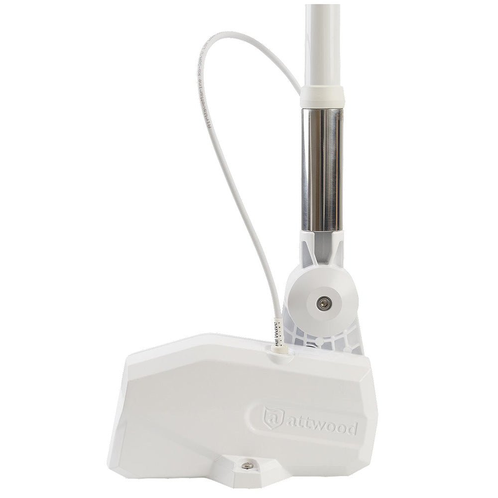 Attwood PowerBase Antenna - White Powered Fold - Down Antenna Base [6100 - AT - 7]