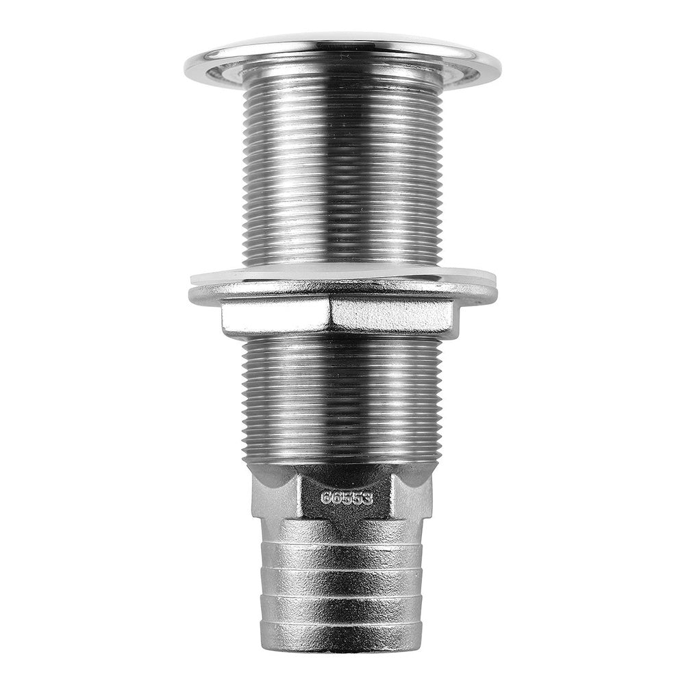 Attwood Stainless Steel Scupper Valve Barbed - 1 - 1/2&quot; Hose Size [66553 - 3]