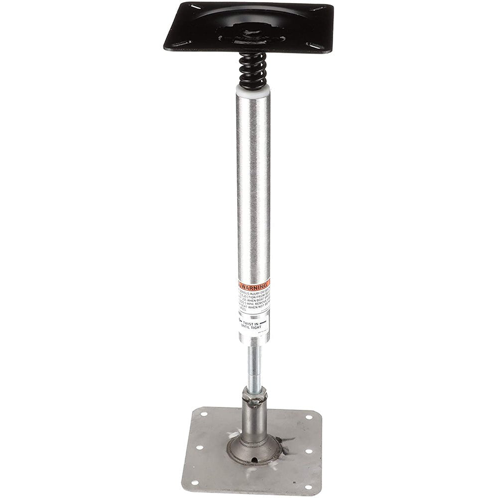 Attwood SWIVL - EZE LockN - Pin 3/4" Pedestal Kit 13" Post 7" x 7" Stainless Steel Base Plate Threaded [977339 - T]