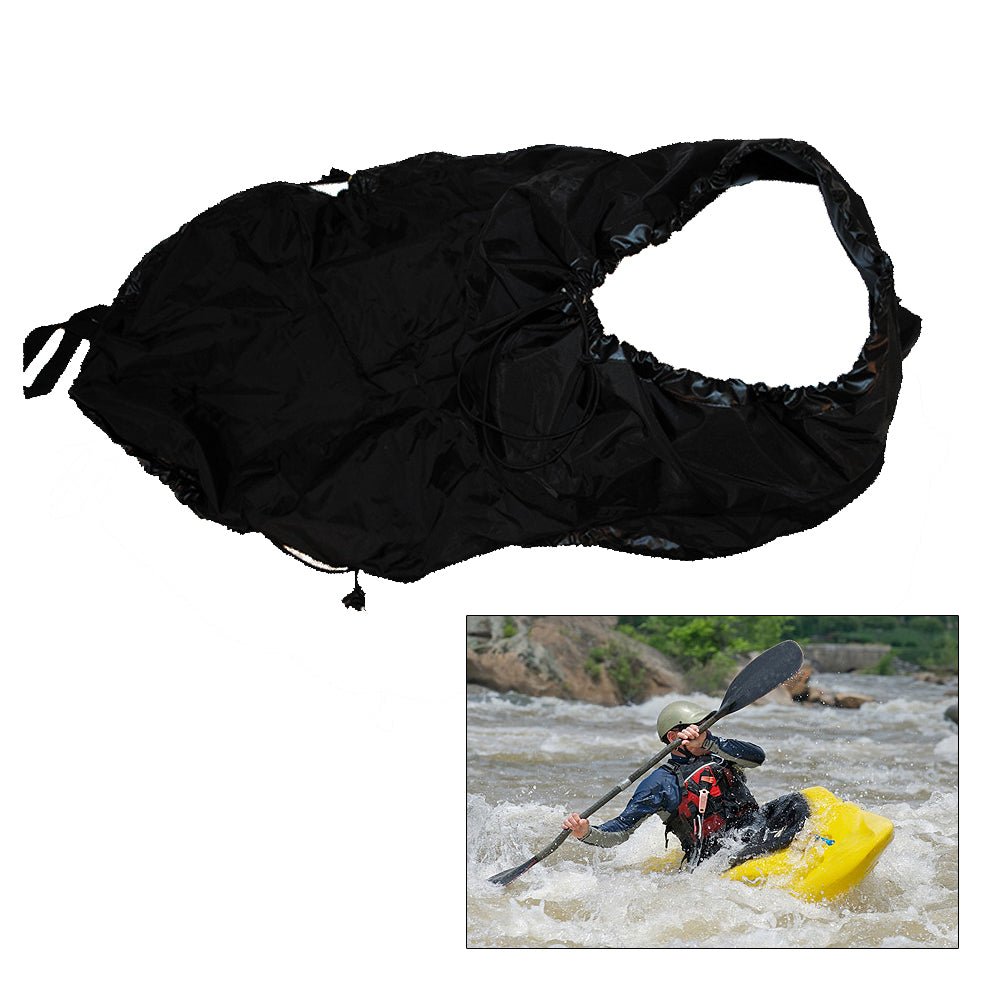 Attwood Universal Fit Kayak Spray Skirt - Black [11776 - 5]