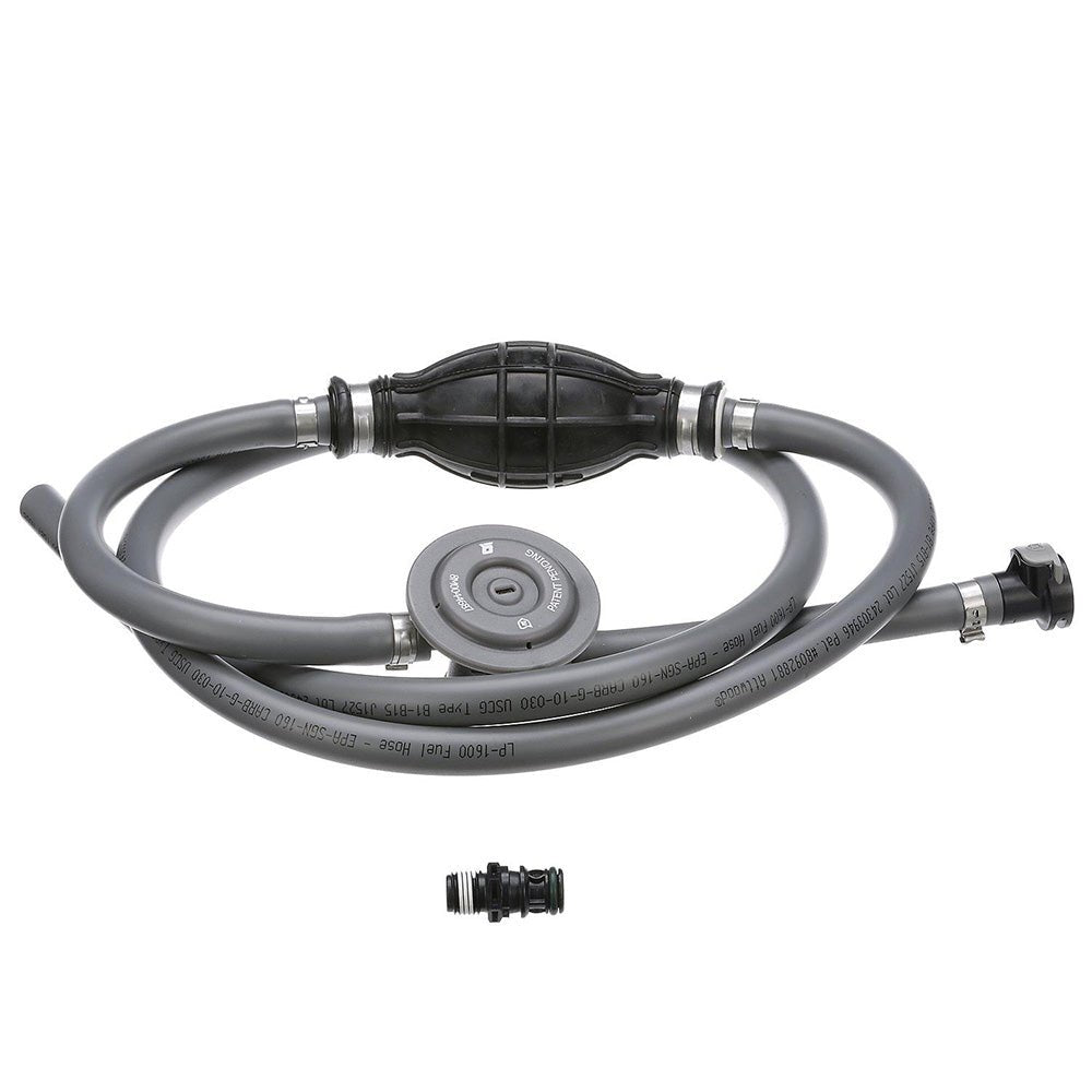 Attwood Universal Fuel Line Kit - 3/8&quot; Dia. x 6 Length w/Sprayless Connectors Fuel Demand Valve [93806UUSD7]