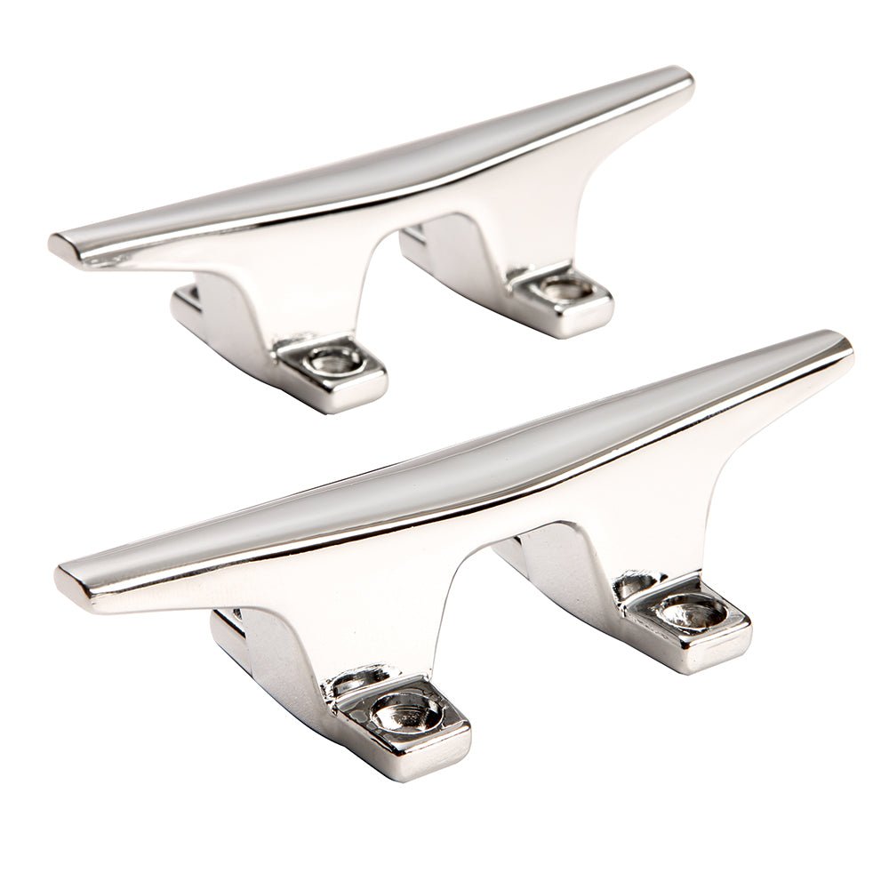 Attwood ZAMAK Chrome Plated Zinc Cleats - Pair - 4 - 1/2" [6244 - 6]