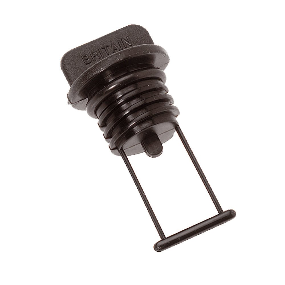 Barton Marine Drain Plug - Black 15mm (19/32&quot;) [42357]