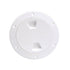 Beckson 4" Smooth Center Screw - Out Deck Plate - White [DP40 - W]