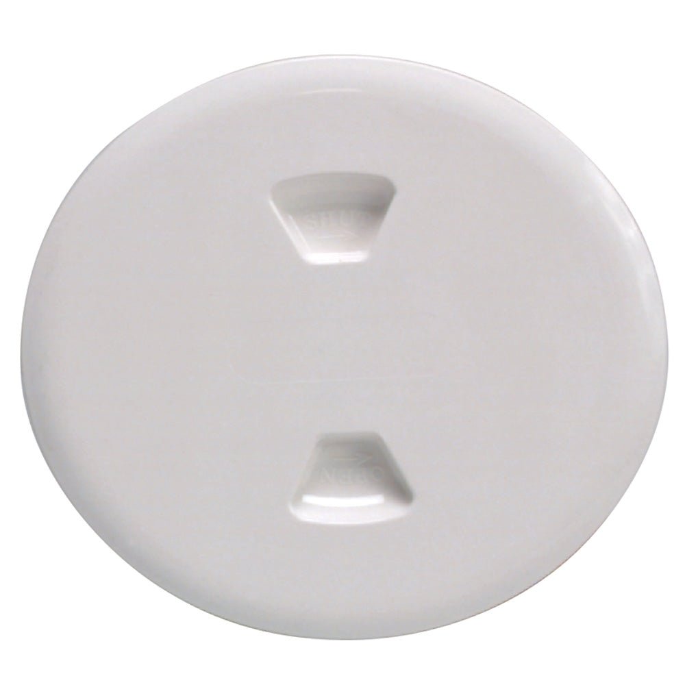 Beckson 5" Twist - Out Deck Plate - White [DP50 - W]