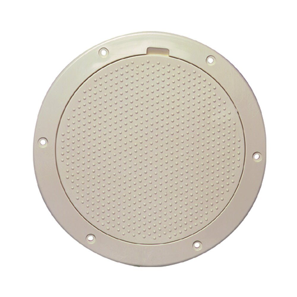 Beckson 6" Non - Skid Pry - Out Deck Plate - Beige [DP63 - N]