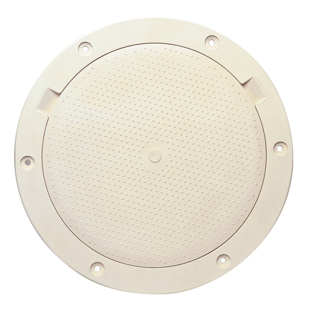 Beckson 8" Non - Skid Pry - Out Deck Plate - Beige [DP83 - N]