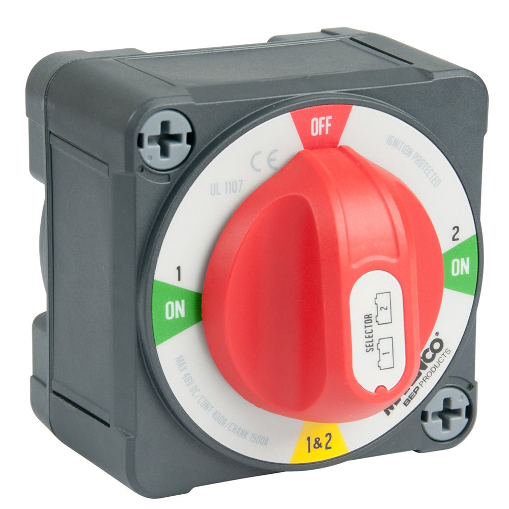 BEP Pro Installer 400A EZ - Mount Battery Selector Switch (1 - 2 - Both - Off) [771 - S - EZ]