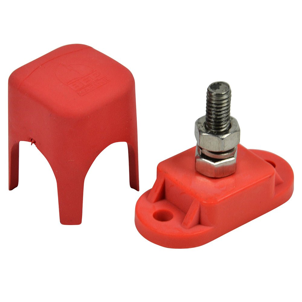 BEP Pro Installer Single Insulated Distribution Stud - 1/4&quot; - Positive [IS - 6MM - 1R/DSP]