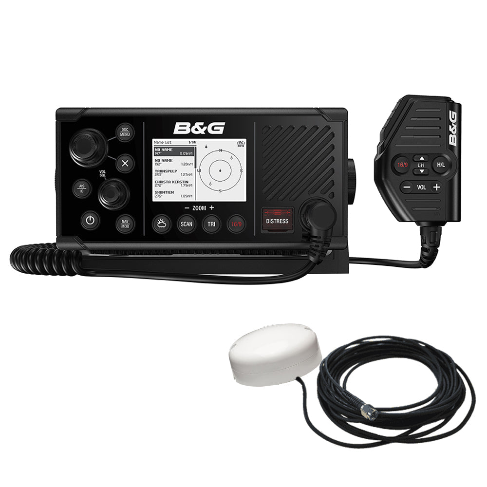 BG V60 - B VHF Marine Radio w/DSC, AIS (Receive Transmit) GPS - 500 GPS Antenna [000 - 14819 - 001]