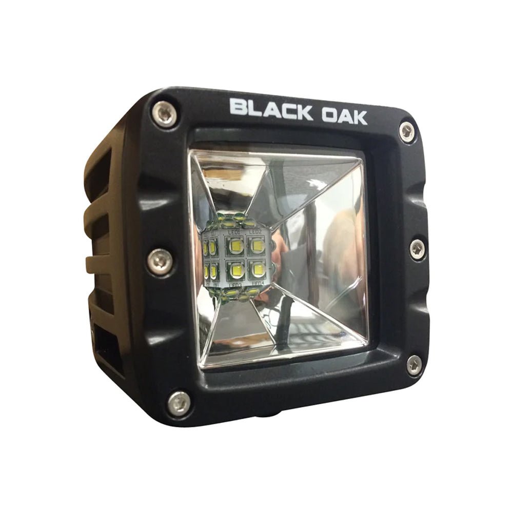 Black Oak 2&quot; LED Light Pod - Scene Optics - Black Housing - Pro Series 3.0 [2SL - POD10CR]