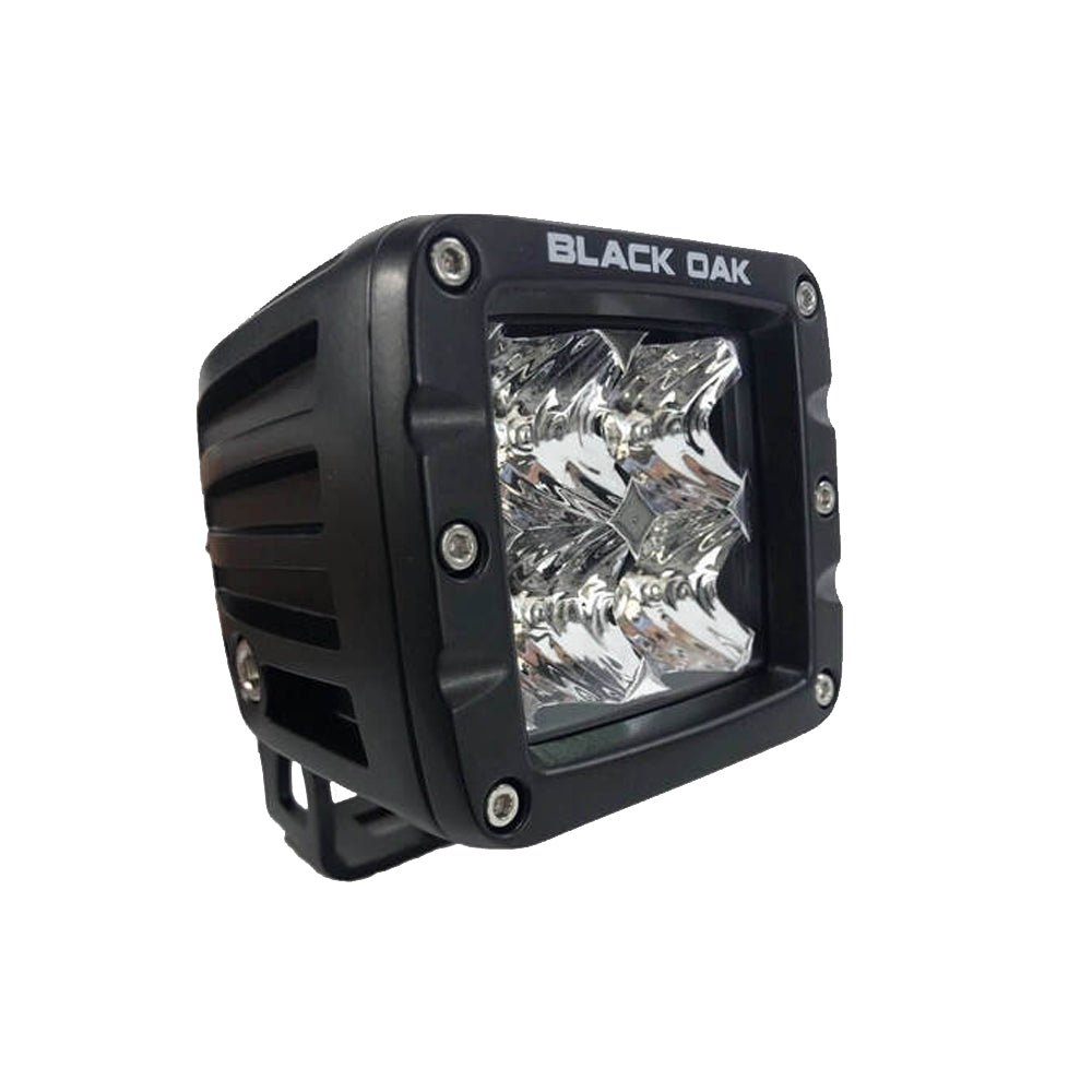 Black Oak 2" LED Pod Light - Spot Optics - Black Housing - Pro Series 3.0 [2S - POD10CR]