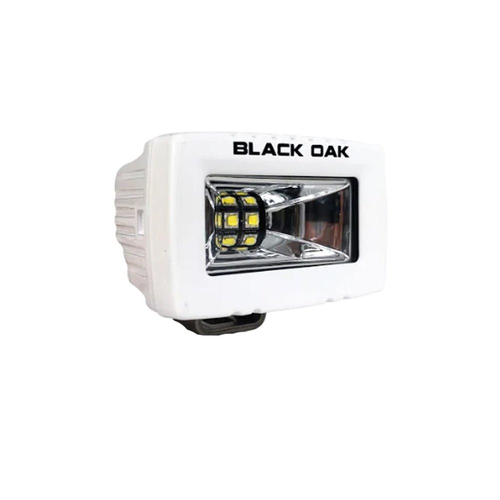 Black Oak 2&quot; Marine Spreader Light - Scene Optics - White Housing - Pro Series 3.0 [2 - MS - S]