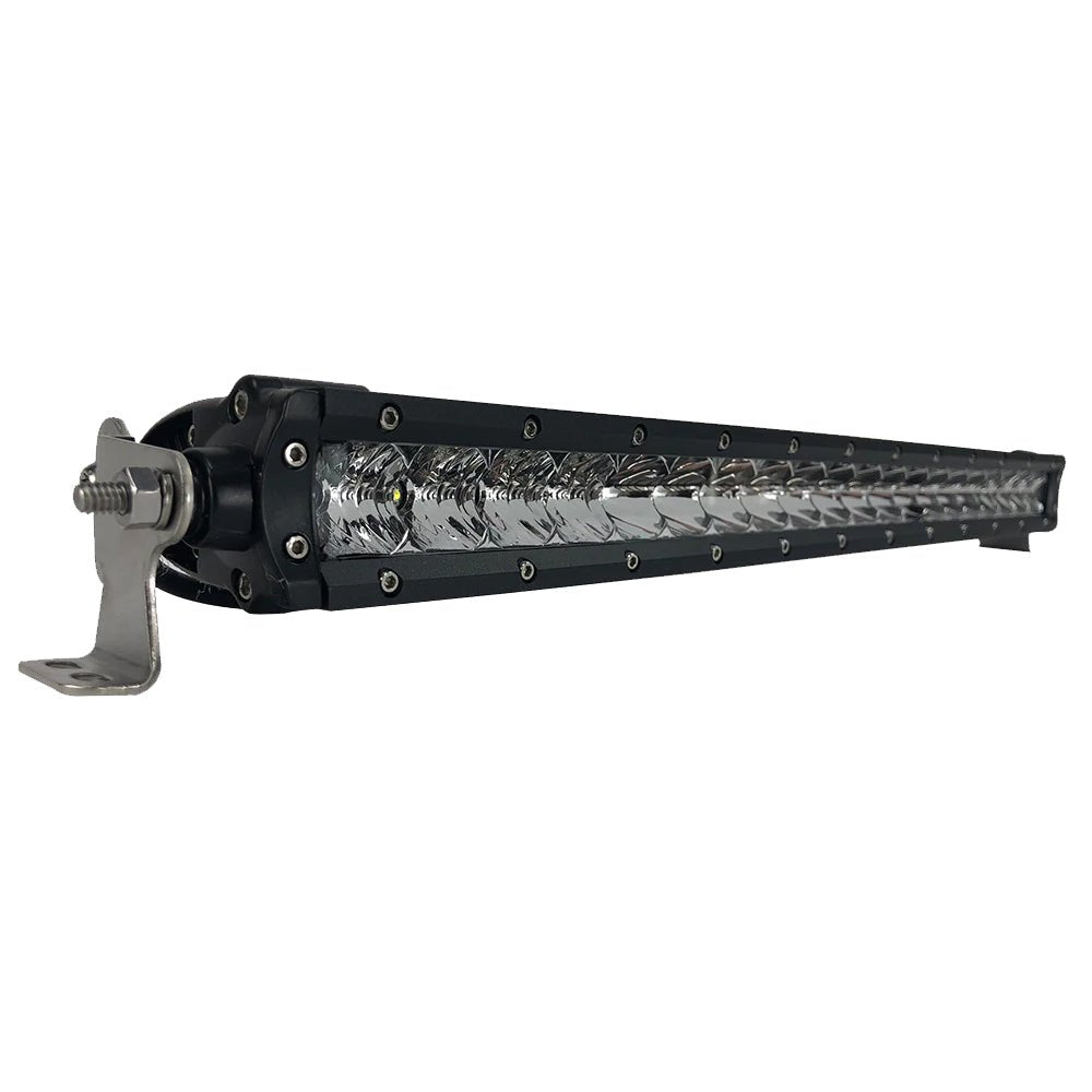 Black Oak 20&quot; Single Row LED Light Bar - Combo Optics - Black Housing - Pro Series 3.0 [20C - S5OS]