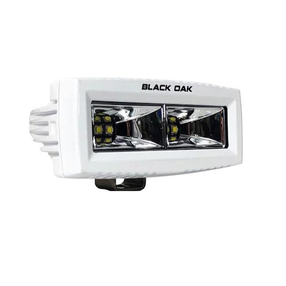 Black Oak 4&quot; Marine Spreader Light - Scene Optics - White Housing - Pro Series 3.0 [4MS - S]