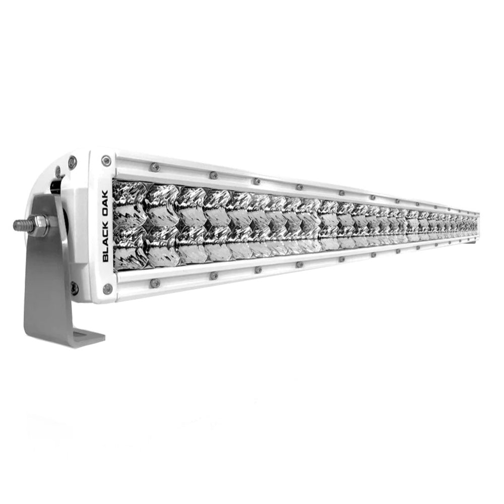 Black Oak 60" Double Row LED Bar - Pro Series 2.0 - 5W Combo White [60CCM - D5OS]