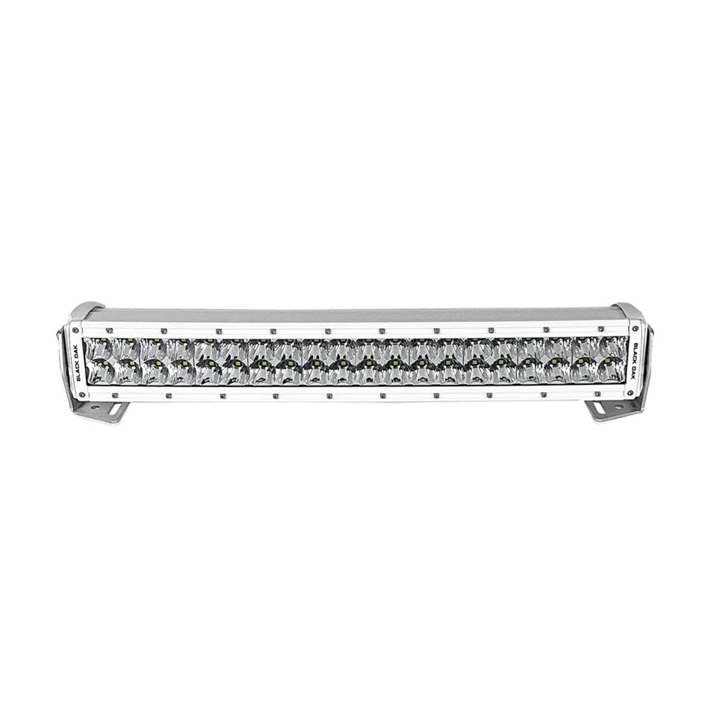 Black Oak Pro Series 3.0 Curved Double Row 20" LED Light Bar - Combo Optics - White Housing [20CCM - D5OS]