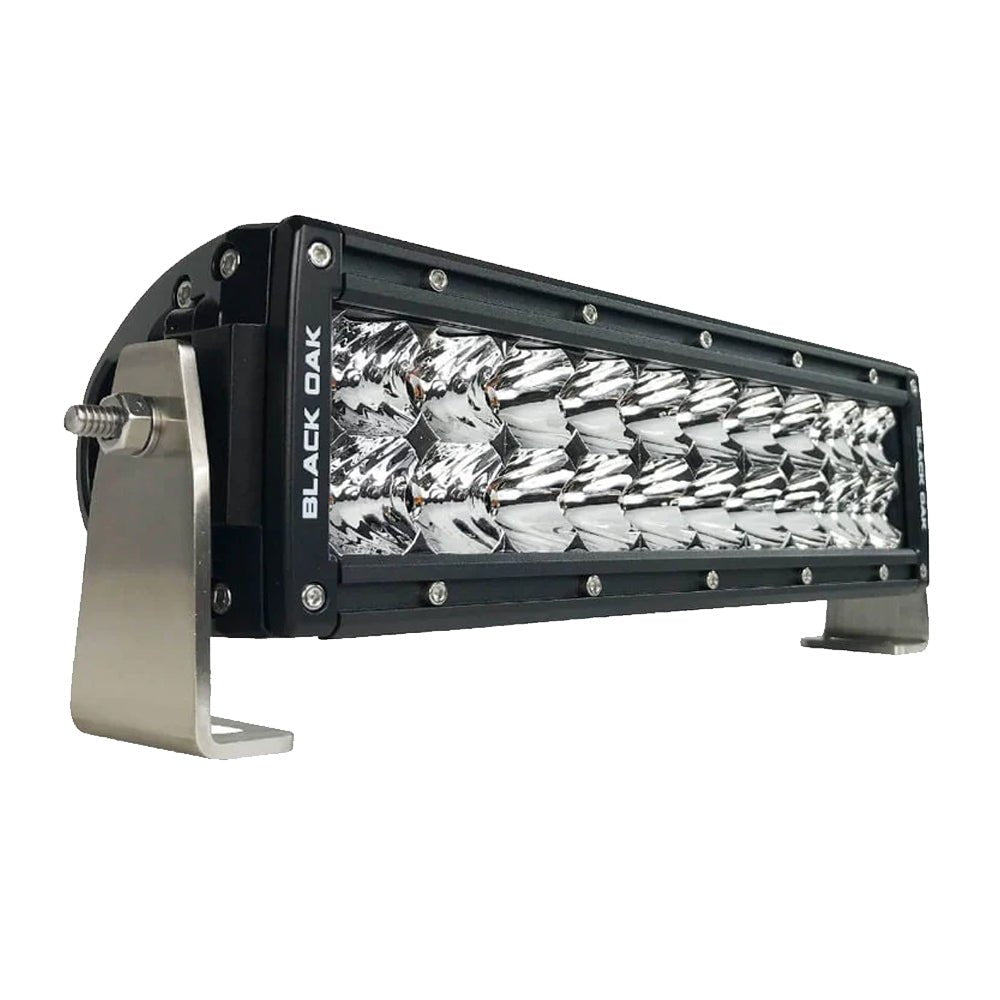 Black Oak Pro Series 3.0 Double Row 10&quot; LED Light Bar - Combo Optics - Black Housing [10C - D5OS]