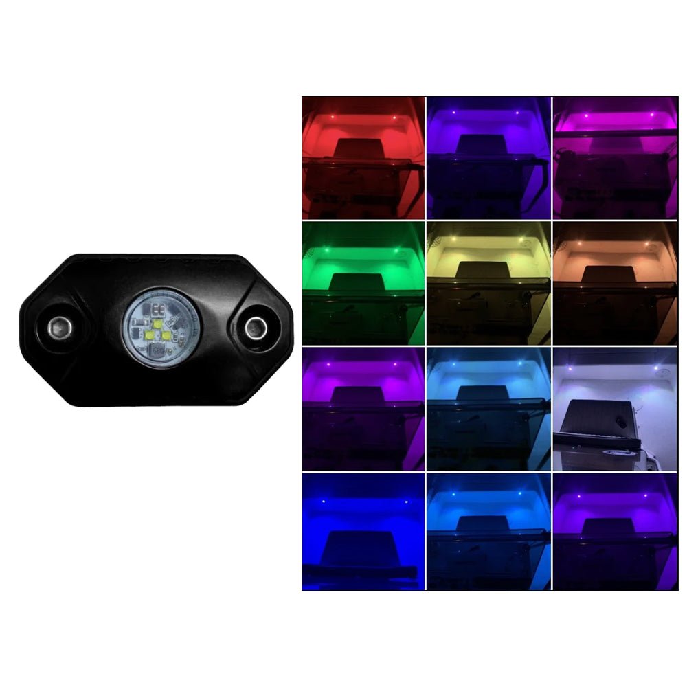 Black Oak Rock Accent Light - RGB - Black Housing [RL - RGB]