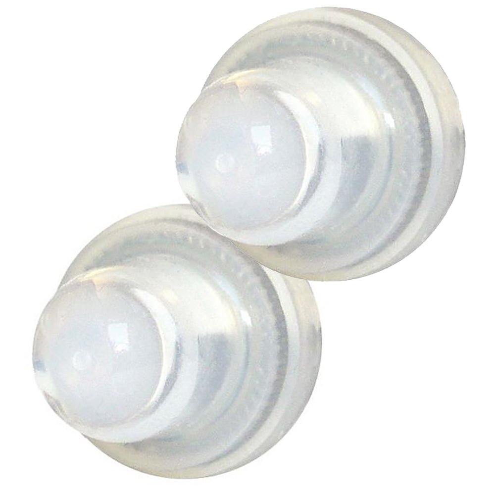 Blue Sea 4135 Push Button Reset Only Circuit Breaker Boot - Clear - 2 - Pack [4135]