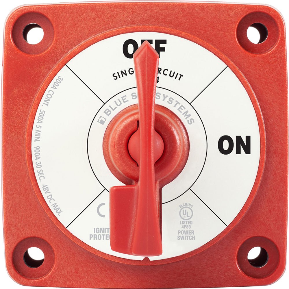 Blue Sea 6004 Single Circuit ON - OFF w/Locking Key - Red [6004]