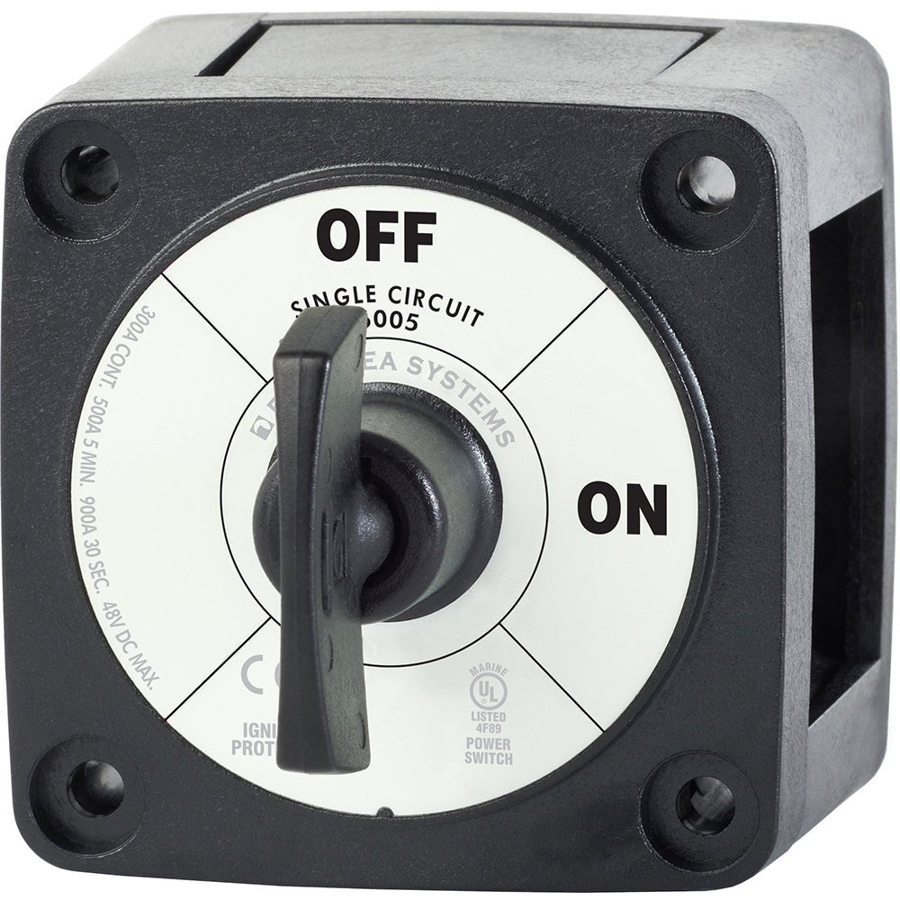 Blue Sea 6005200 Battery Switch Single Circuit ON - OFF - Black [6005200]