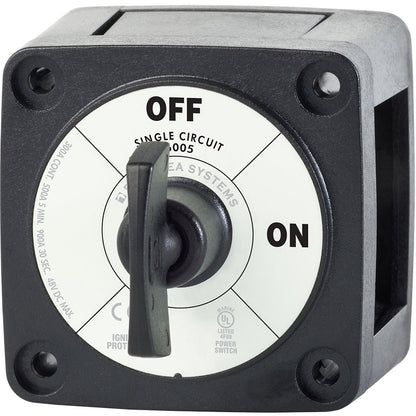 Blue Sea 6005200 Battery Switch Single Circuit ON - OFF - Black [6005200]