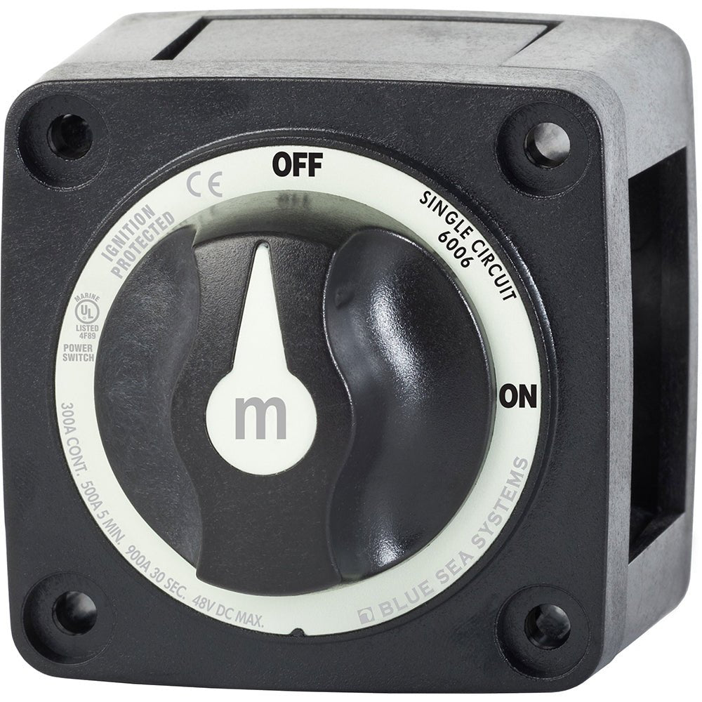 Blue Sea 6006200 Battery Switch Mini ON/OFF - Black [6006200]