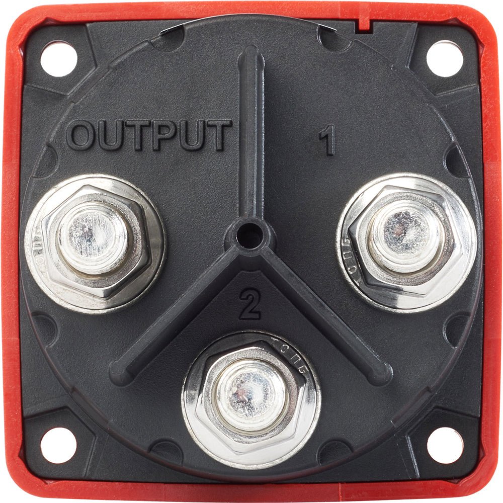 Blue Sea 6008 M - Series Battery Switch 3 Position - Red [6008]