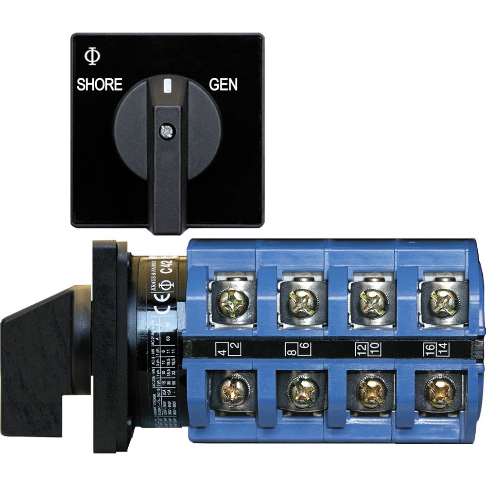 Blue Sea 6337 Switch, AC 120V AC 30A OFF+2 Position [6337]