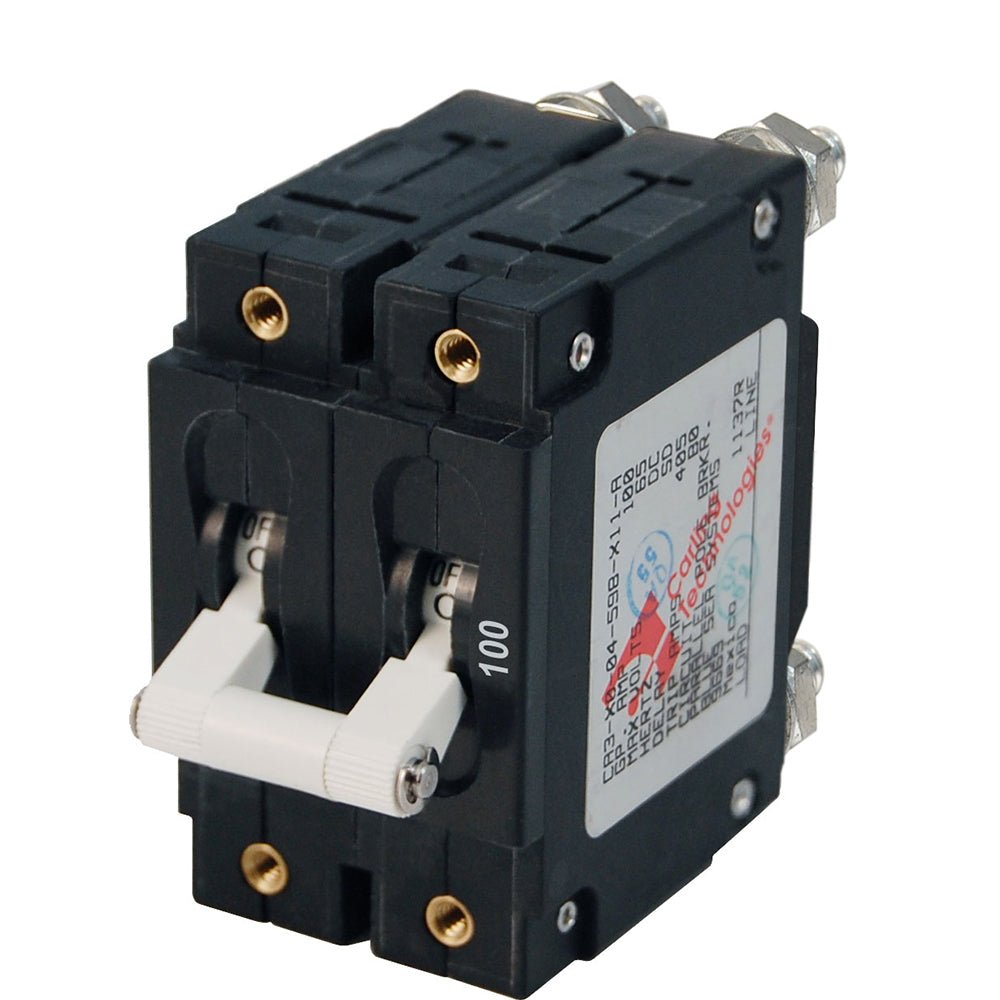 Blue Sea 7258 C - Series Double Pole Circuit Breaker - 100A [7258]