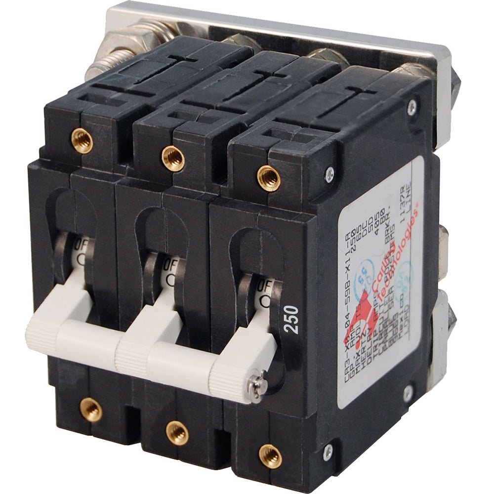 Blue Sea 7270 250A C - Series Triple Pole Toggle DC Circuit Breaker [7270]