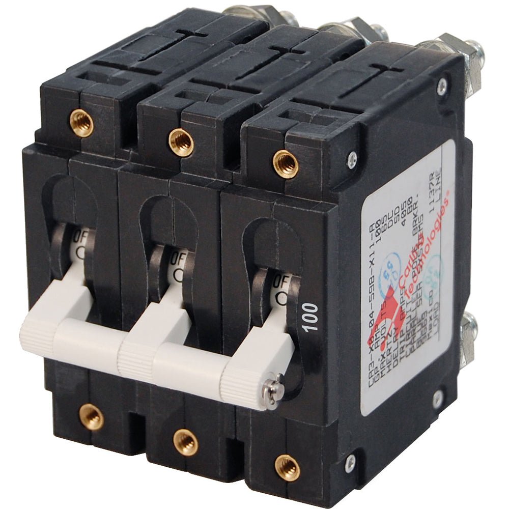 Blue Sea 7290 C - Series Triple Pole Circuit Breaker - 100A [7290]