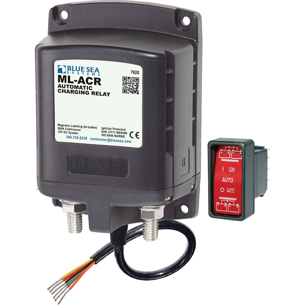 Blue Sea 7620 ML - Series Automatic Charging Relay (Magnetic Latch) 12VDC [7620]