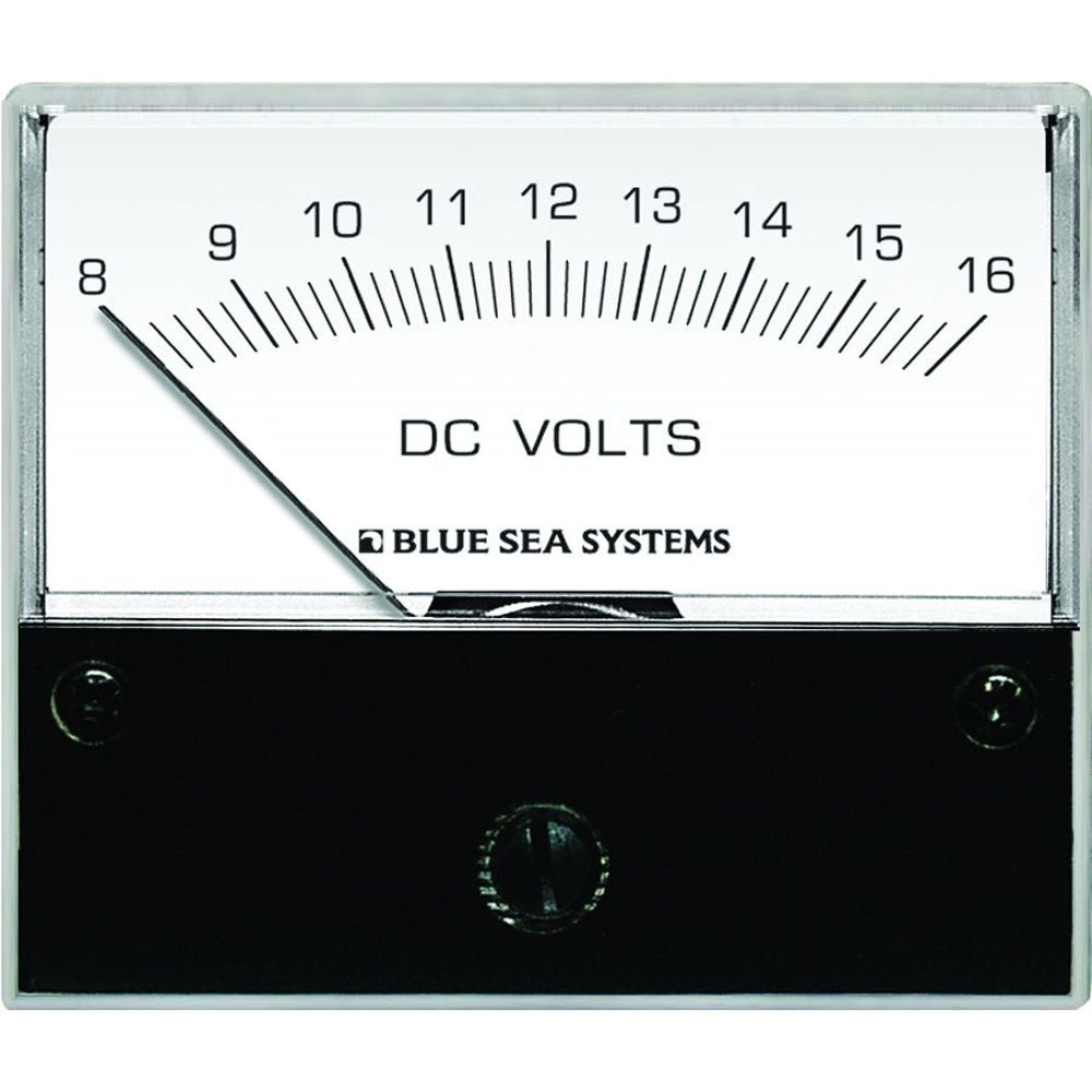 Blue Sea 8003 DC Analog Voltmeter - 2 - 3/4" Face, 8 - 16 Volts DC [8003]