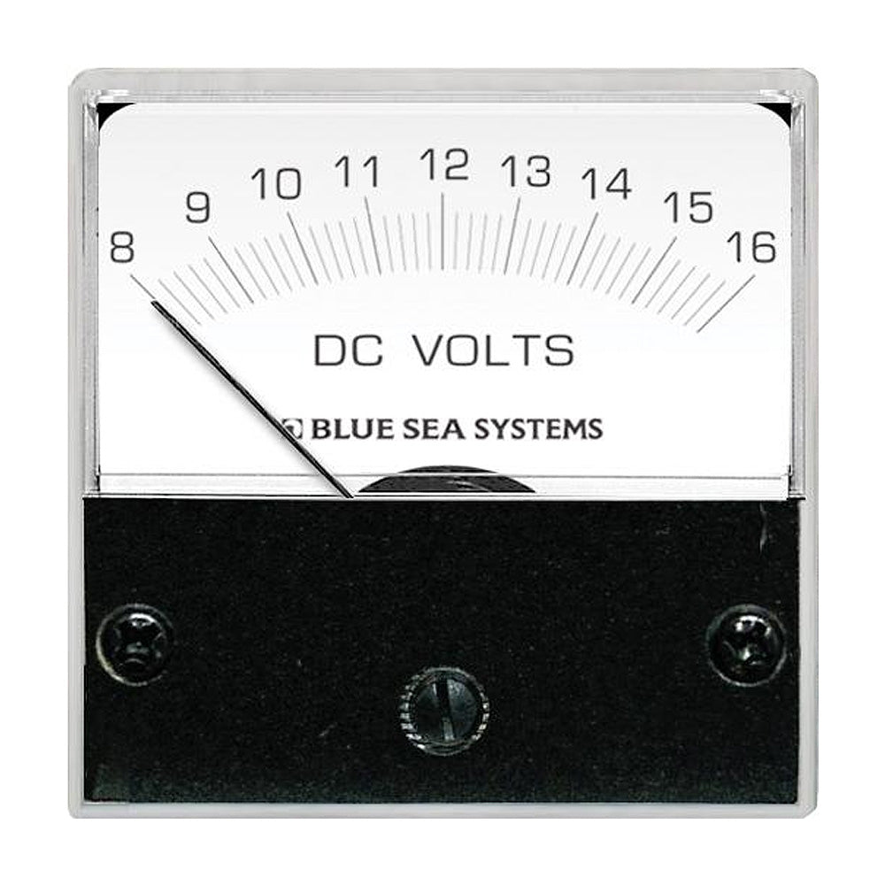 Blue Sea 8028 DC Analog Micro Voltmeter - 2" Face, 8 - 16 Volts DC [8028]