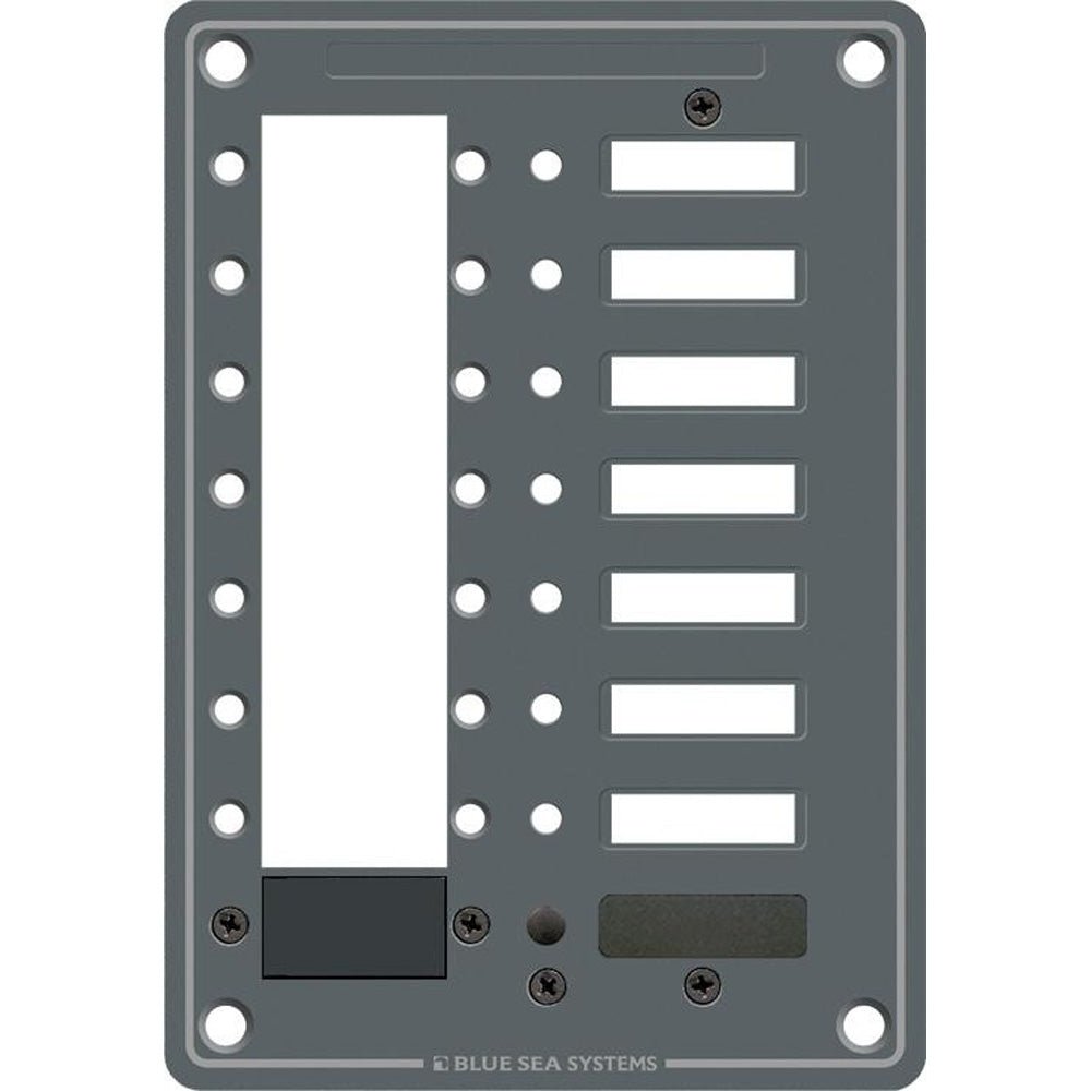 Blue Sea 8087 8 Position DC C - Series Panel - Blank [8087]