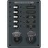 Blue Sea 8120 - 5 Position 12V Panel w/Dual USB 12V Socket [8120]