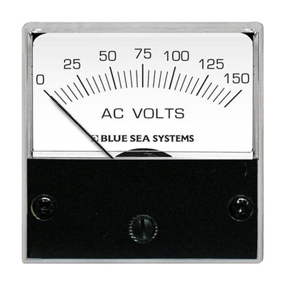 Blue Sea 8244 AC Analog Micro Voltmeter - 2&quot; Face, 0 - 150 Volts AC [8244]