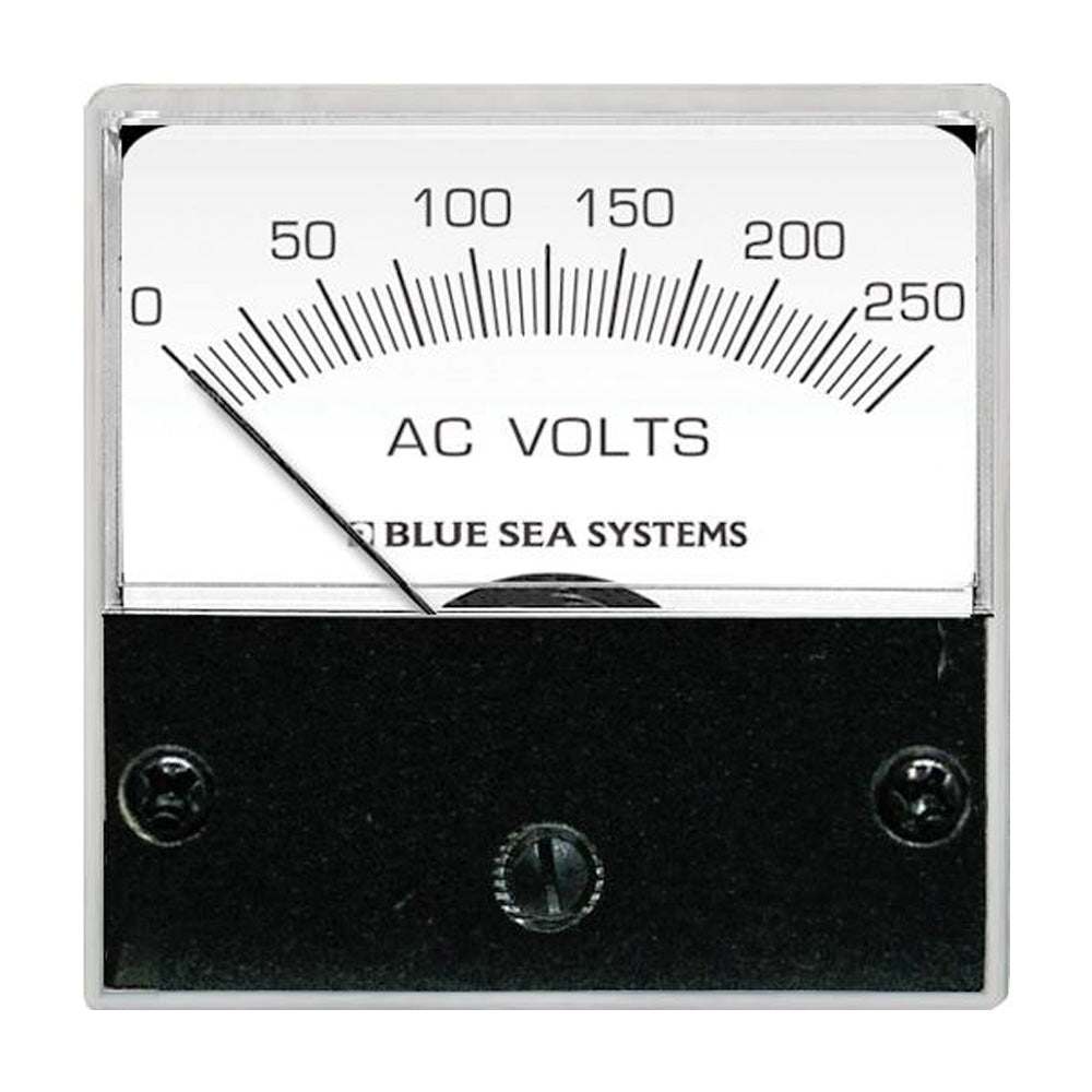 Blue Sea 8245 AC Analog Micro Voltmeter - 2" Face, 0 - 250 Volts AC [8245]