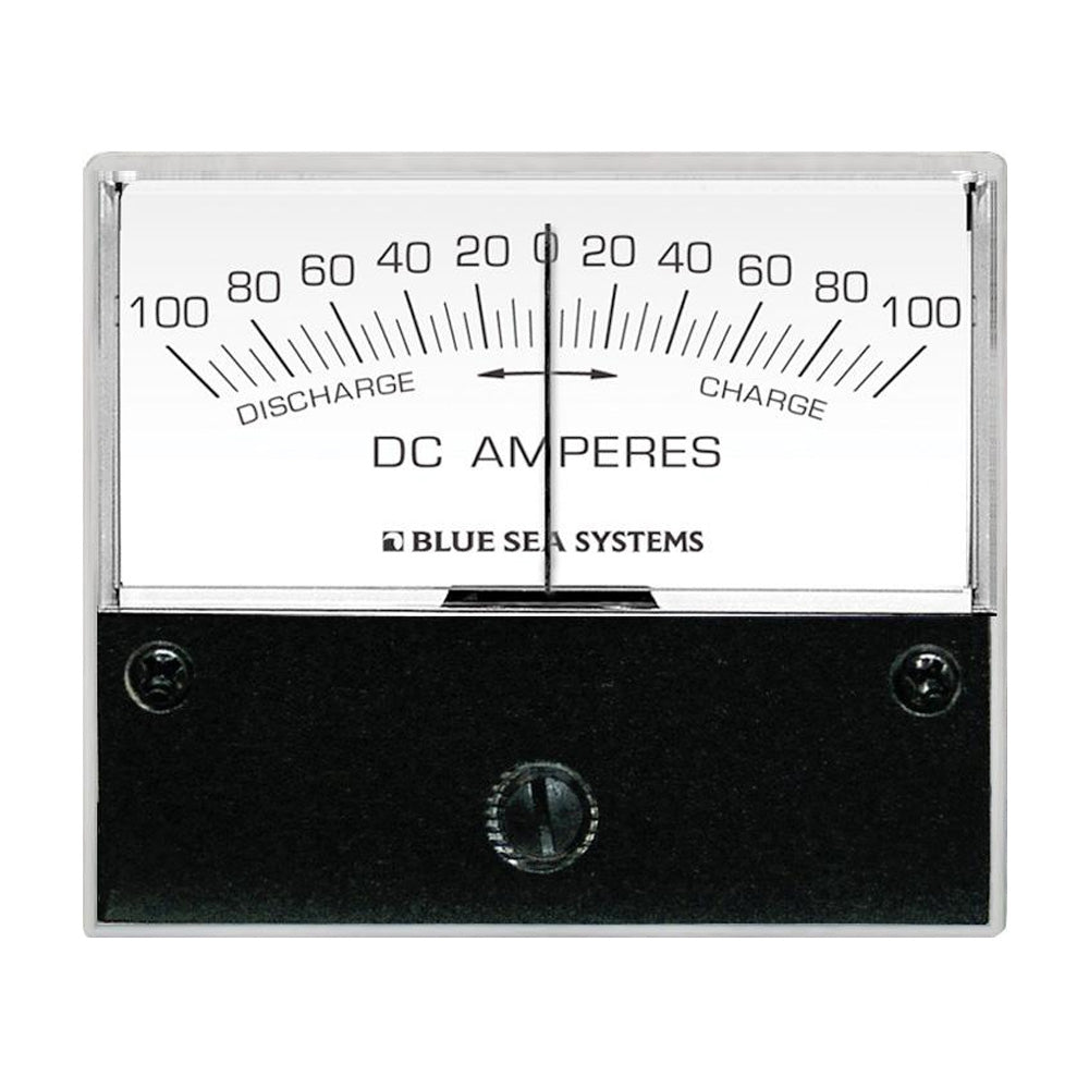 Blue Sea 8253 DC Zero Center Analog Ammeter - 2 - 3/4" Face, 100 - 0 - 100 Amperes DC [8253]