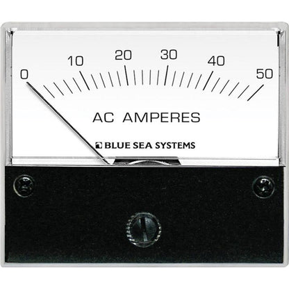 Blue Sea 9630 AC Analog Ammeter 0 - 50 Amperes AC [9630]