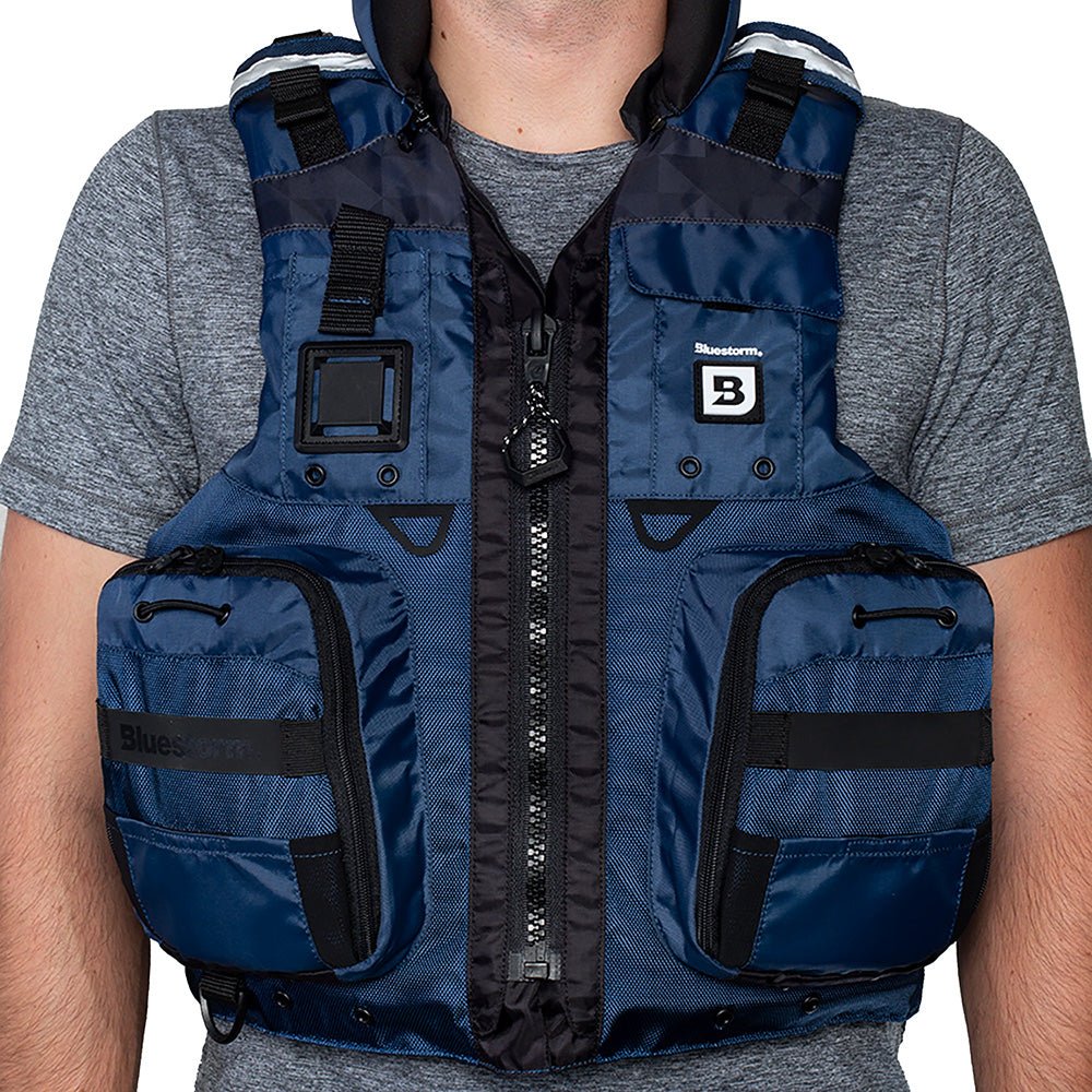 Bluestorm Classic Adult Fishing Life Jacket - Deep Blue - L/XL [BS - 70B - NAV - L/XL]