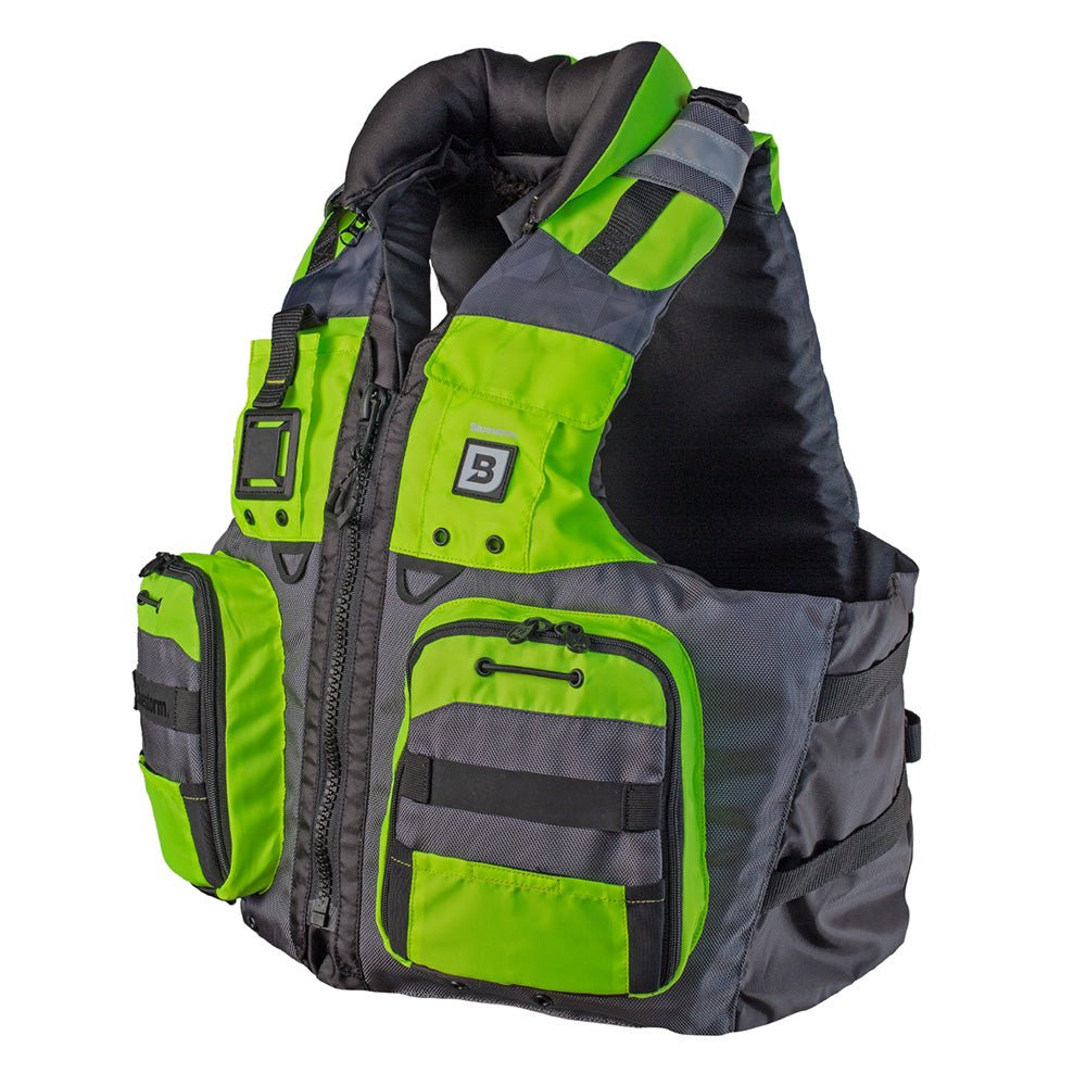 Bluestorm Classic Adult Fishing Life Jacket - Hi - Vis - 2XL/3XL [BS - 70B - HVS - 2/3X]