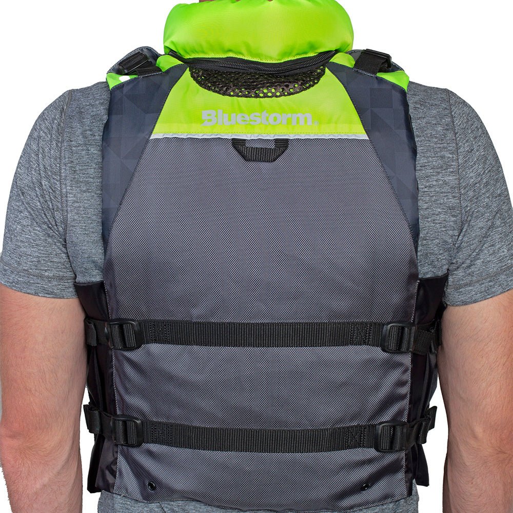 Bluestorm Classic Adult Fishing Life Jacket - Hi - Vis - 2XL/3XL [BS - 70B - HVS - 2/3X]