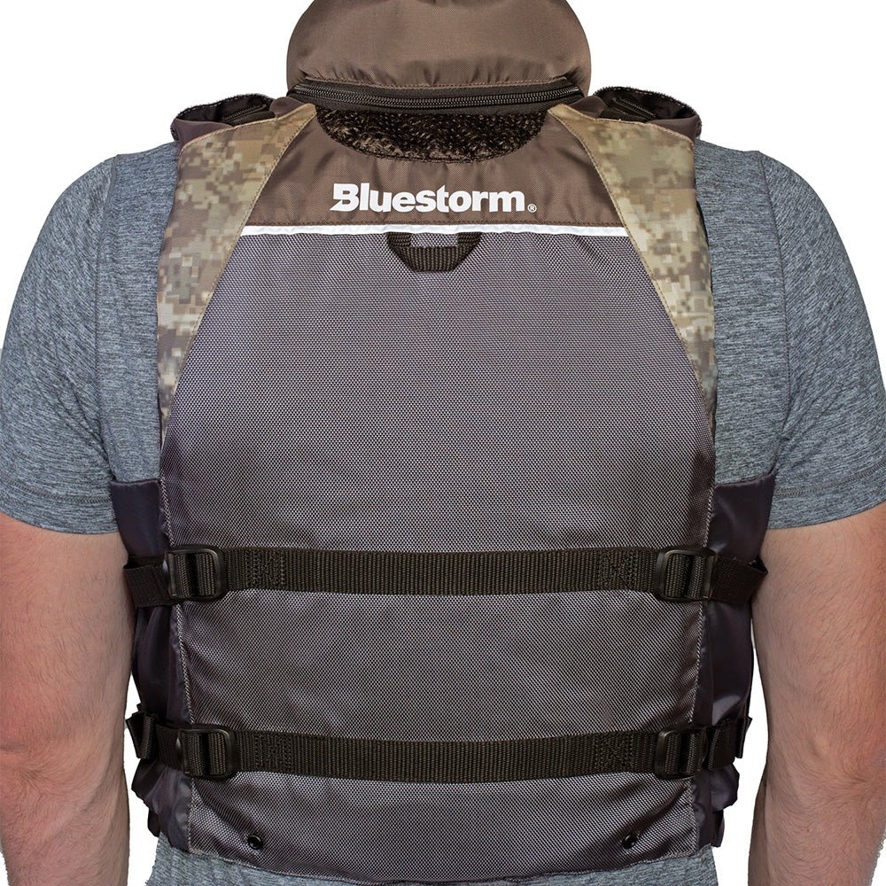 Bluestorm Classic Adult Fishing Life Jacket - Legendary Driftwood - L/XL [BS - 70B - TPE - L/XL]