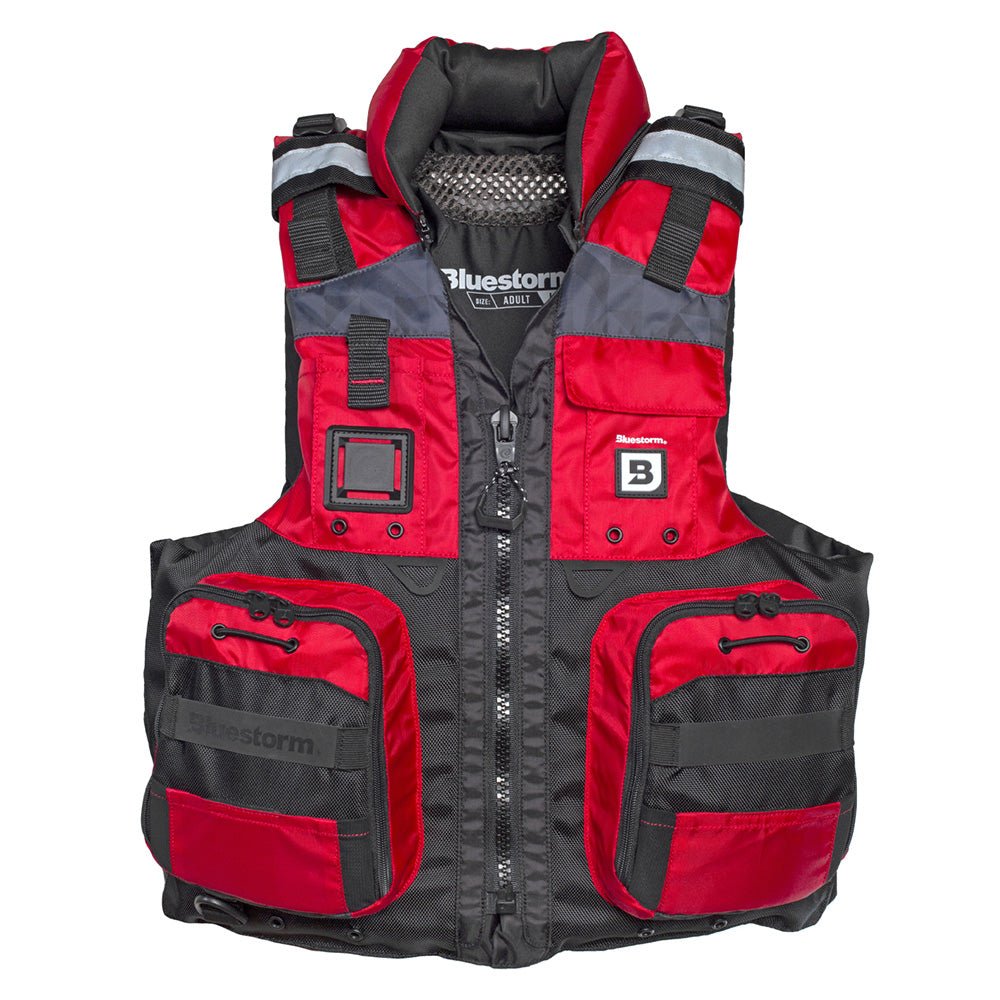 Bluestorm Classic Adult Fishing Life Jacket - Nitro Red - 2XL/3XL [BS - 70B - RED - 2/3X]