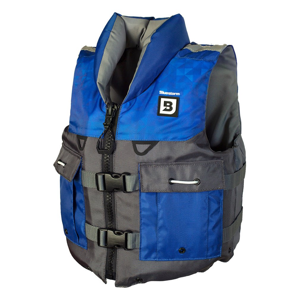 Bluestorm Classic Youth Fishing Life Jacket - Deep Blue [BS - 365 - NAV - Y]